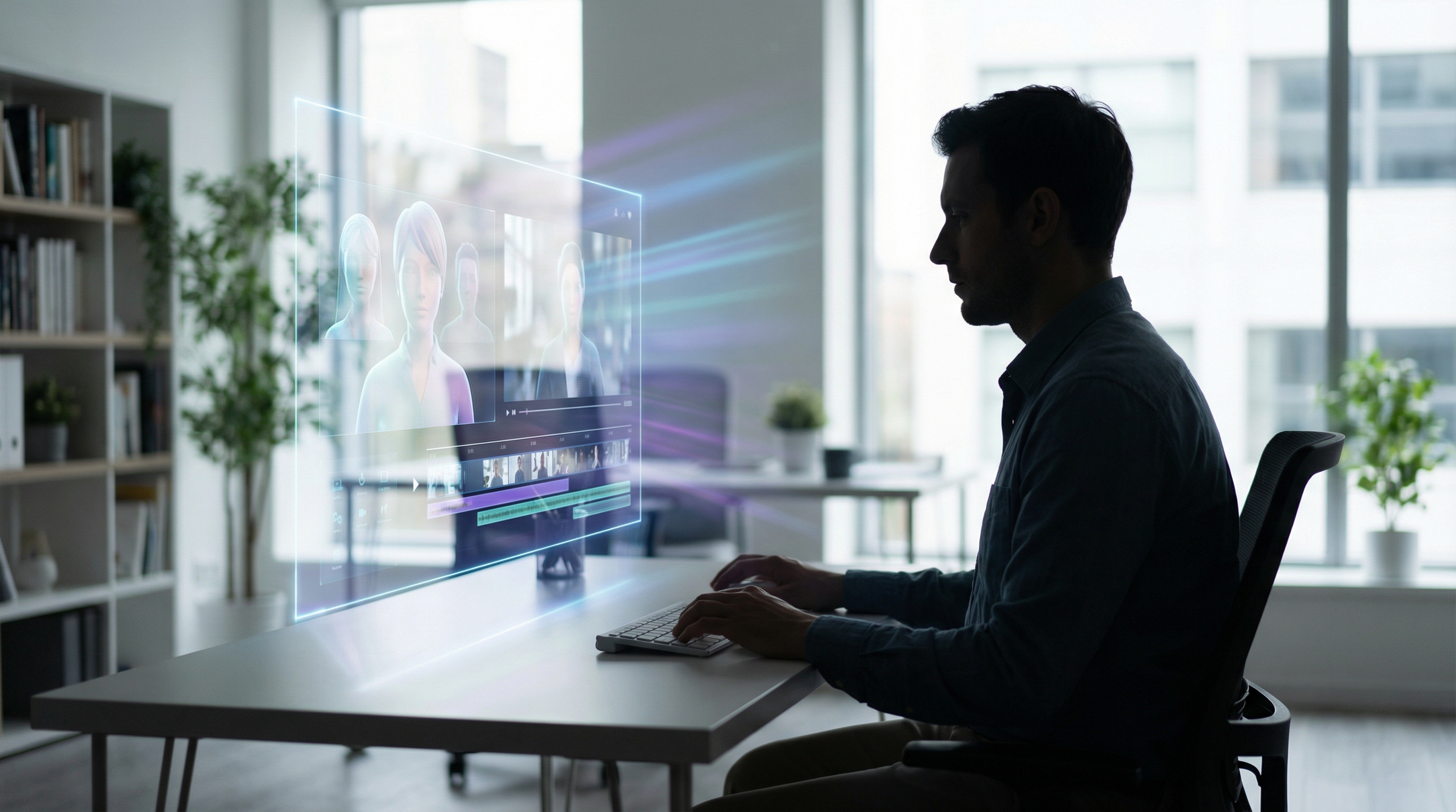 Hybrid creator using AI to evaluate does video editing have future