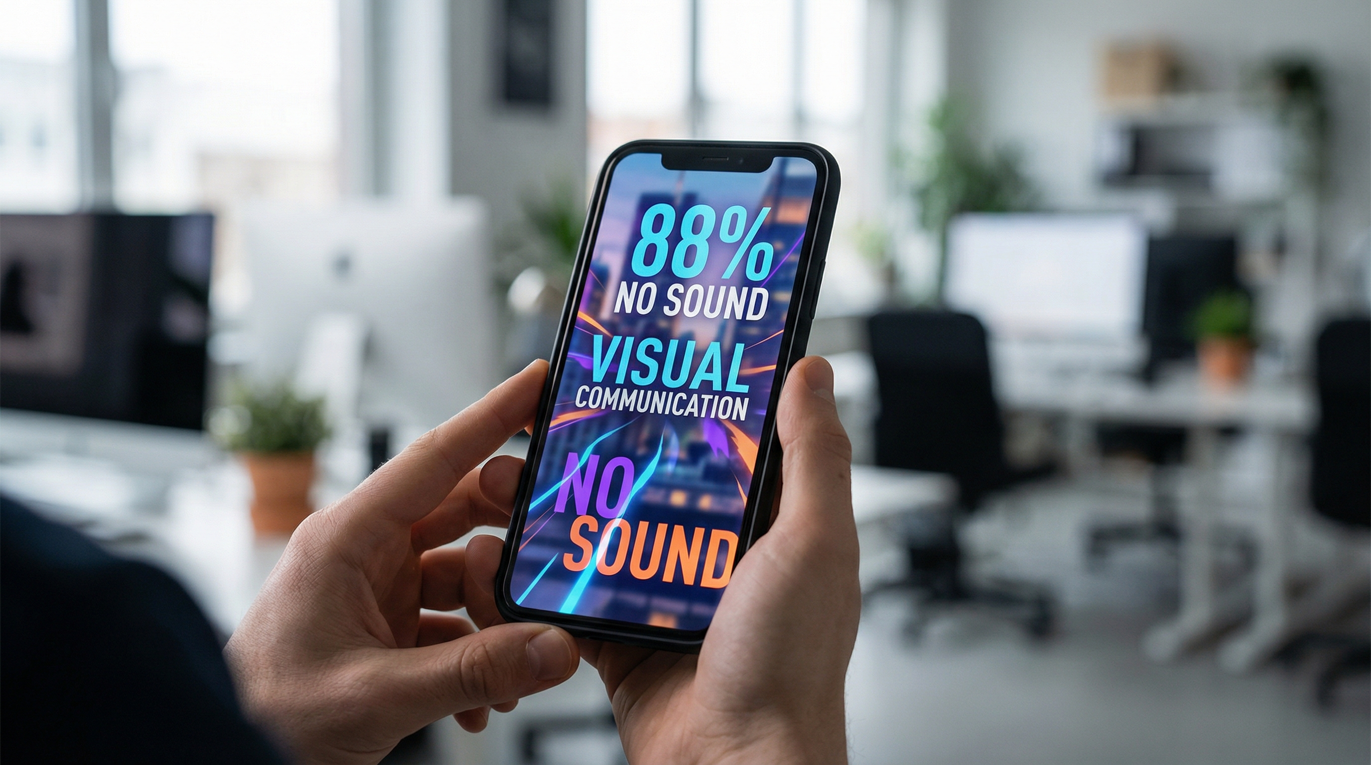 Kinetic typography in motion graphics templates for social media