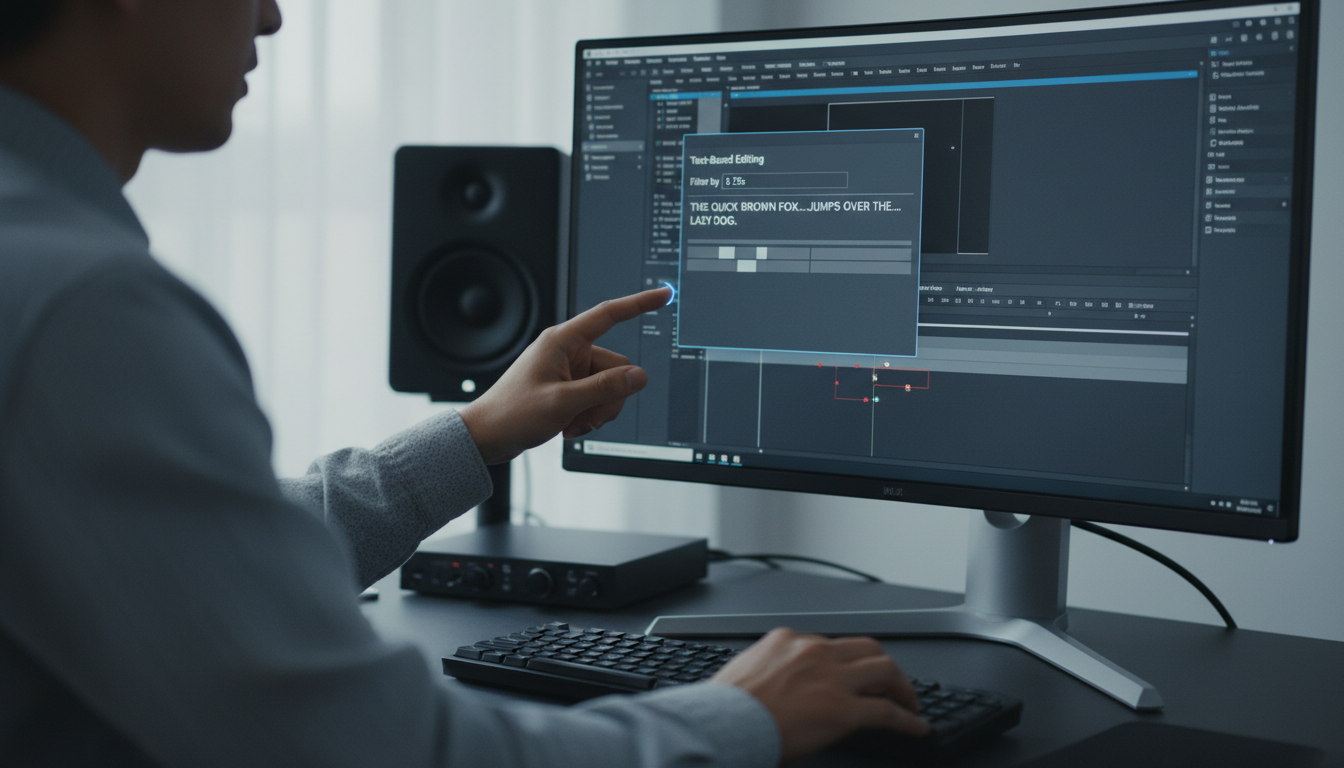 Premiere Pro Text-Based Editing with Filter by Pauses for silence deletion