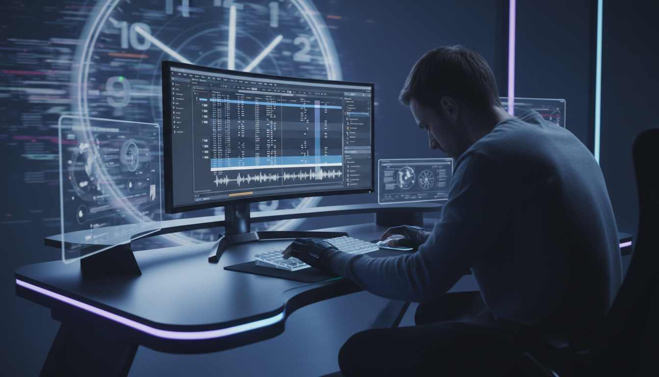 Editor manually performing filler word removal in Premiere Pro