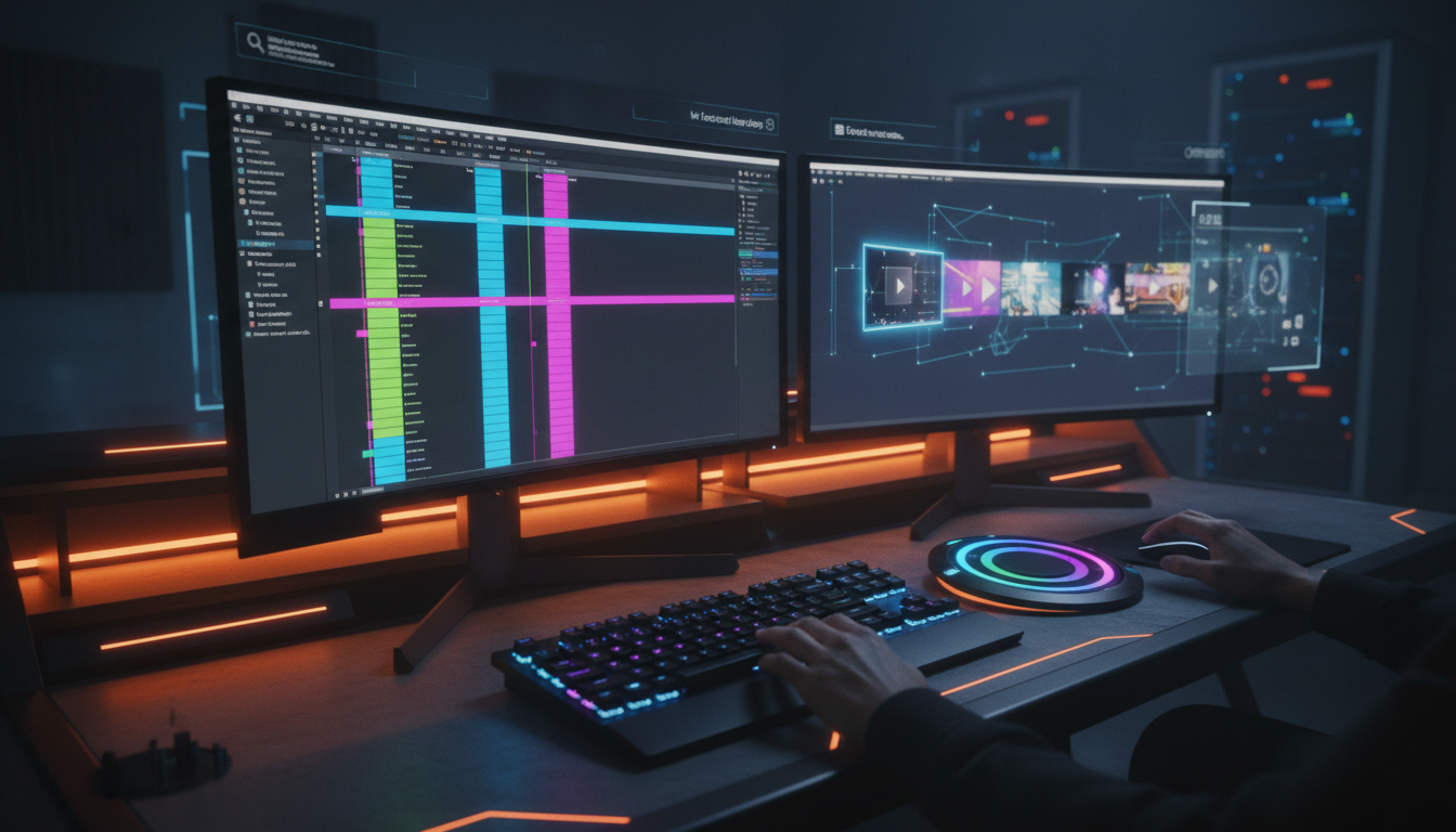 Top Ways to Leverage Video Content for SEO Rankings shown on an editor workflow screen