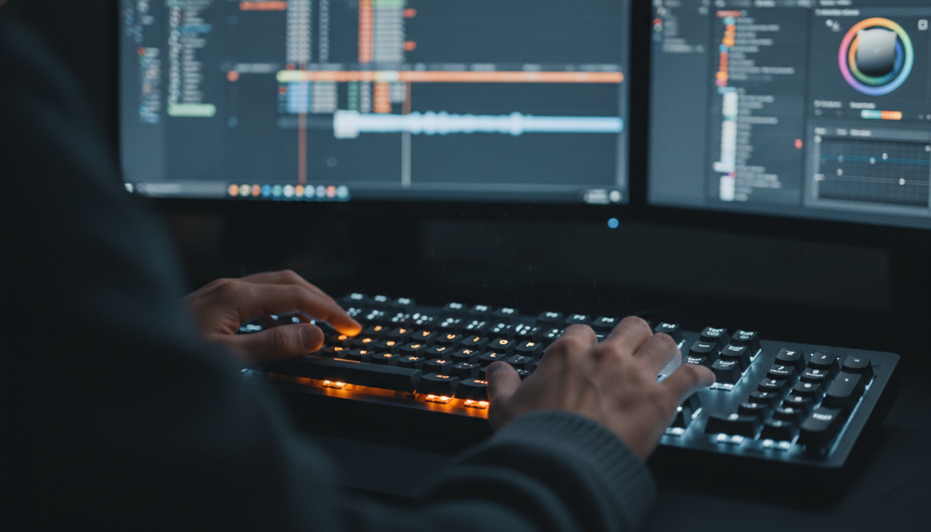 Custom keyboard shortcuts for video editing professional software