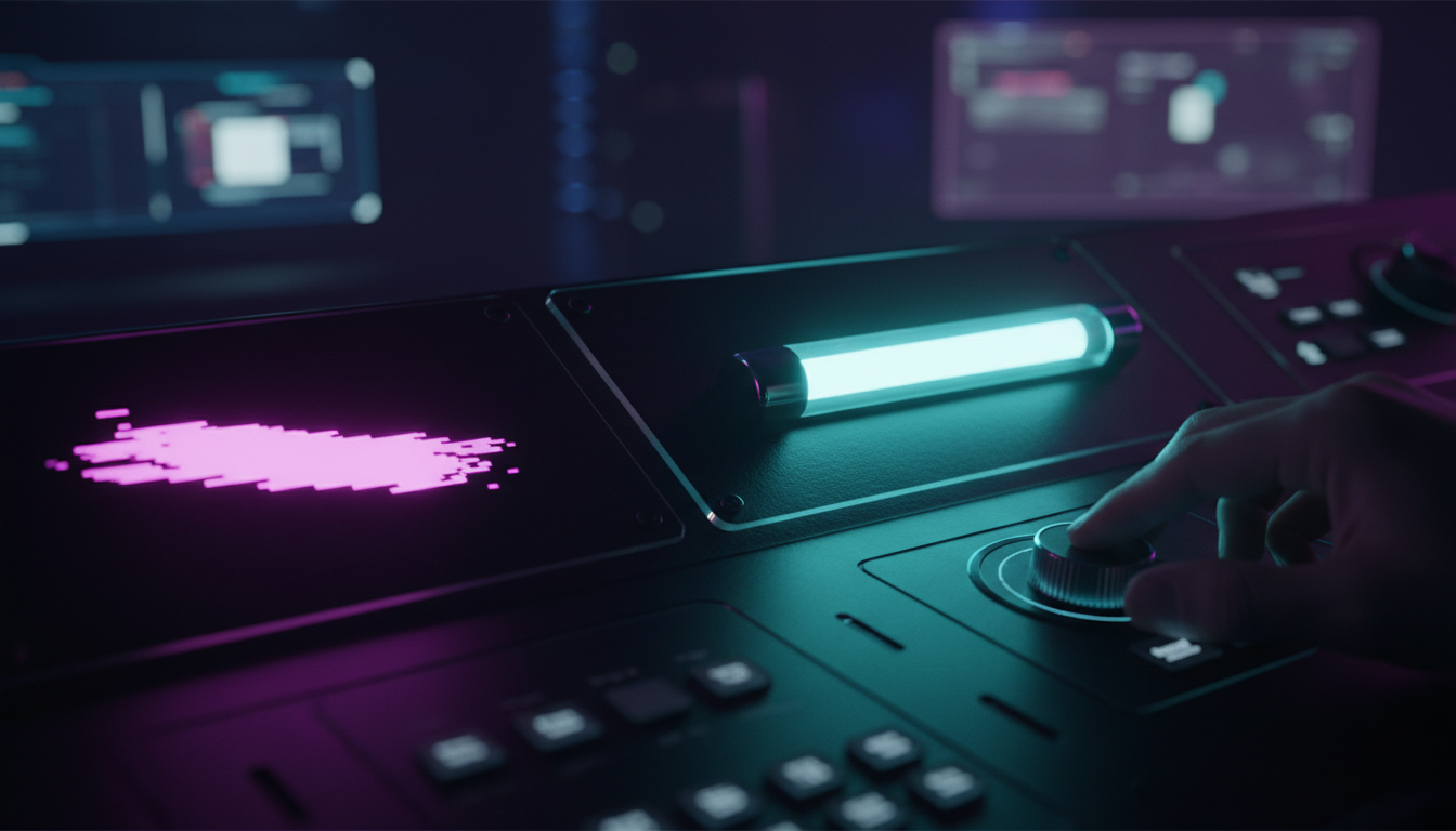 Editing neon glow captions in Adobe Premiere Pro