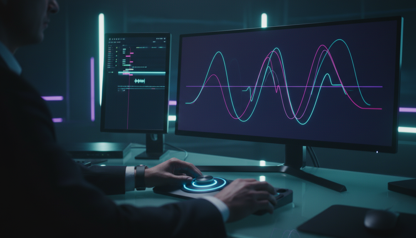 Keyframe curve editor in Adobe Premiere Pro showing spring bounce keyframes