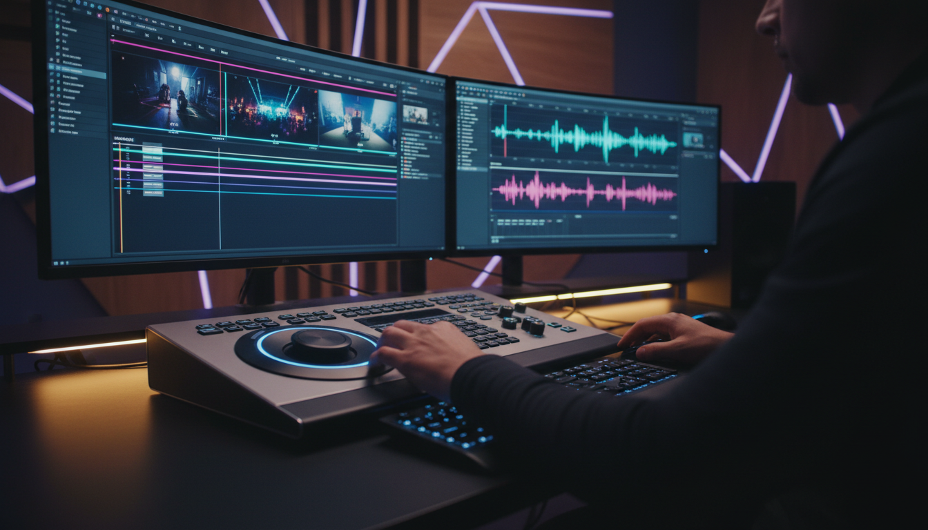 KreateFlo plugin panel for Premiere Pro managing subtitles and multi-cam