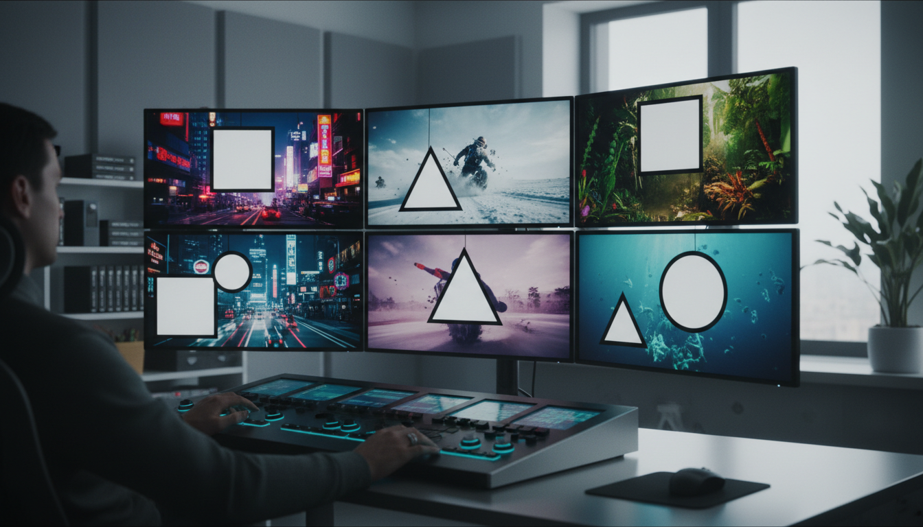 Grid showcasing best sans serif fonts for high-contrast video captions