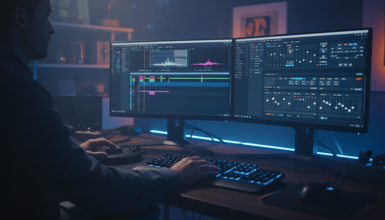 KreateFlo extension panel inside Adobe Premiere Pro workspace