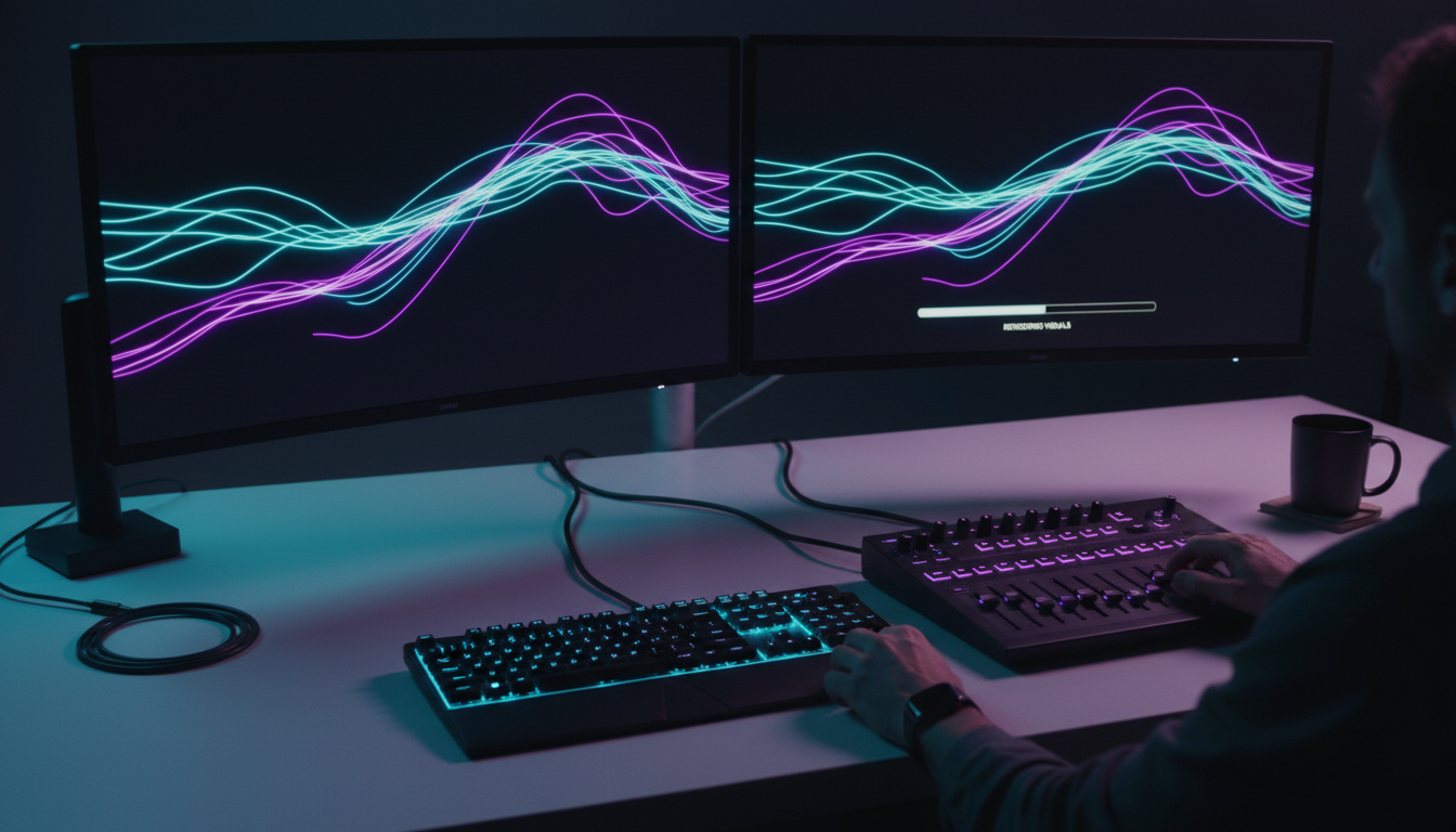 Adobe Premiere Pro with KreateFlo CaptionFlow plugin generating kinetic typography