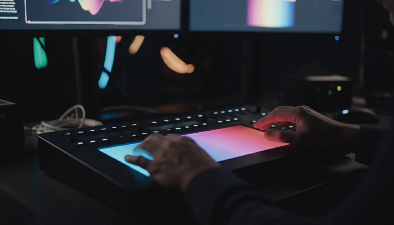 Premiere Pro Color Picker set to Linear Gradient for text captions