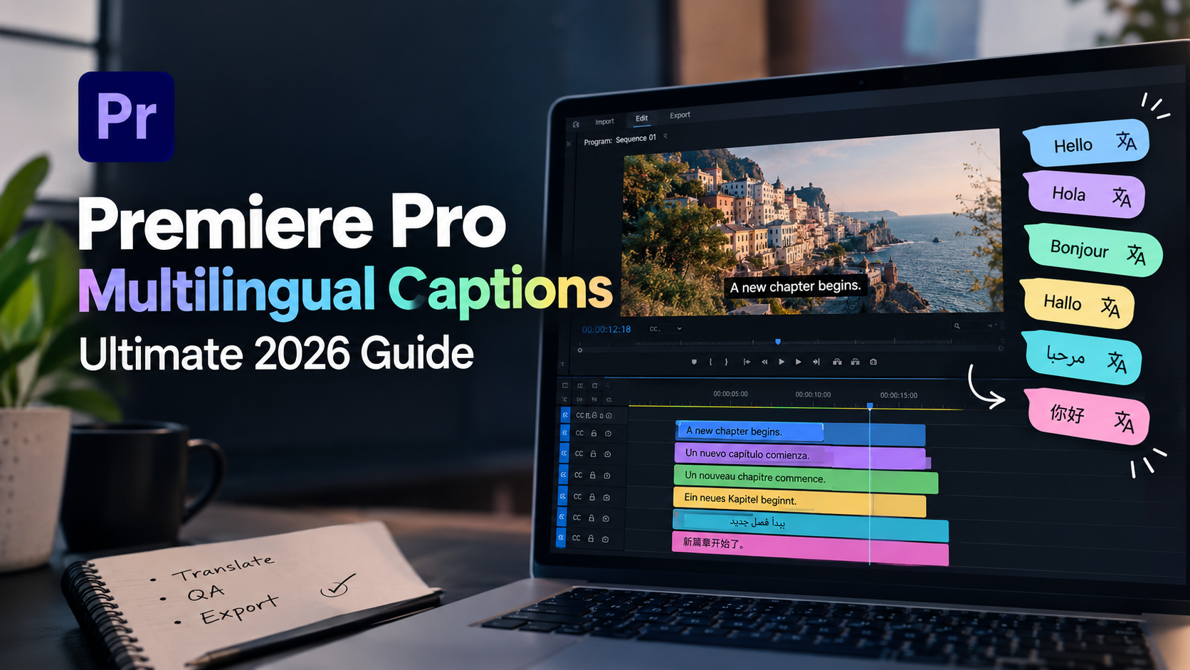 Premiere Pro Multilingual Captions: Ultimate 2026 Guide