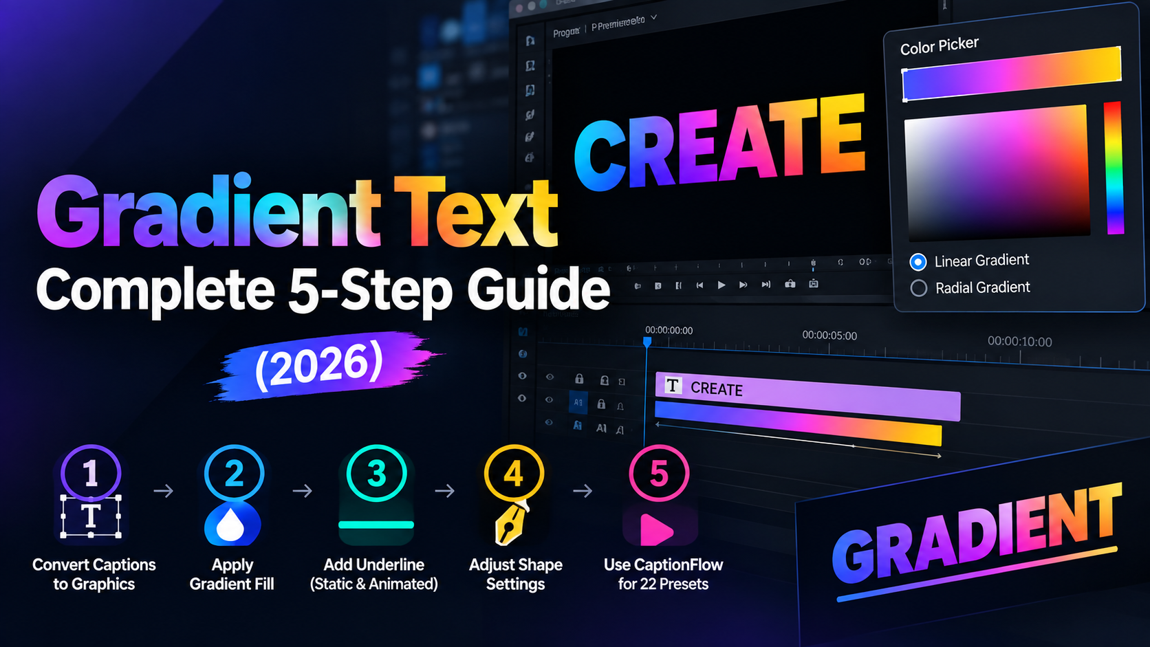 Premiere Pro Gradient Text: Complete 5-Step Guide (2026)