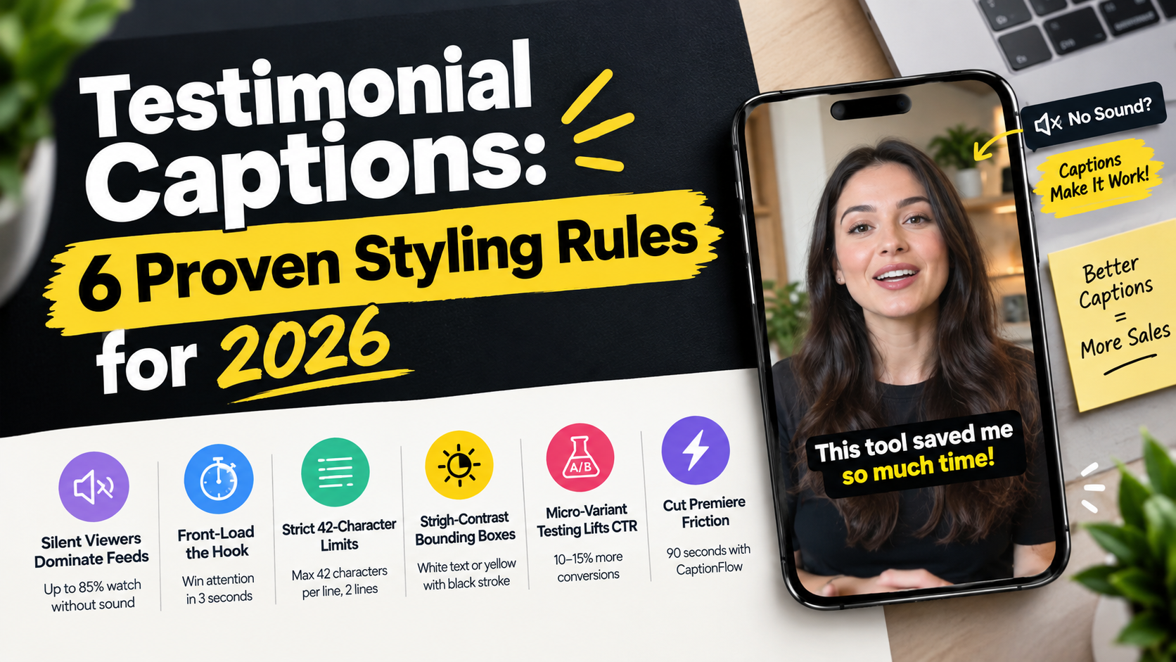 Testimonial Captions: 6 Proven Styling Rules for 2026