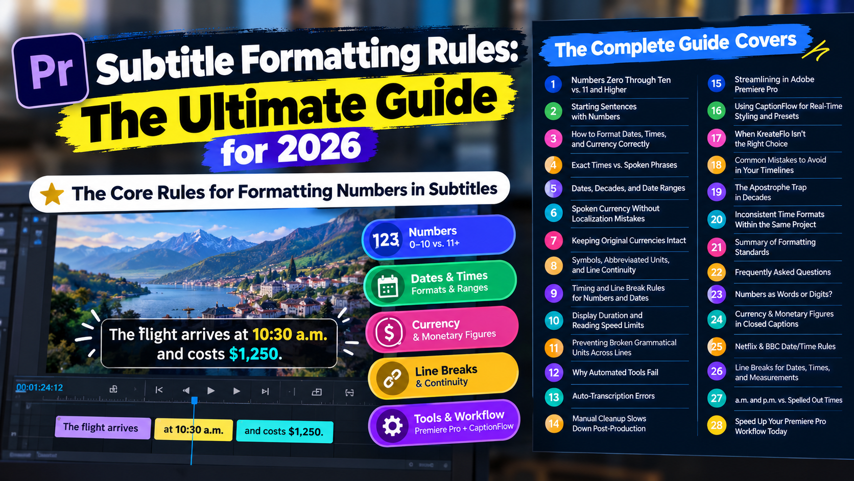 Subtitle Formatting Rules: The Ultimate Guide for 2026