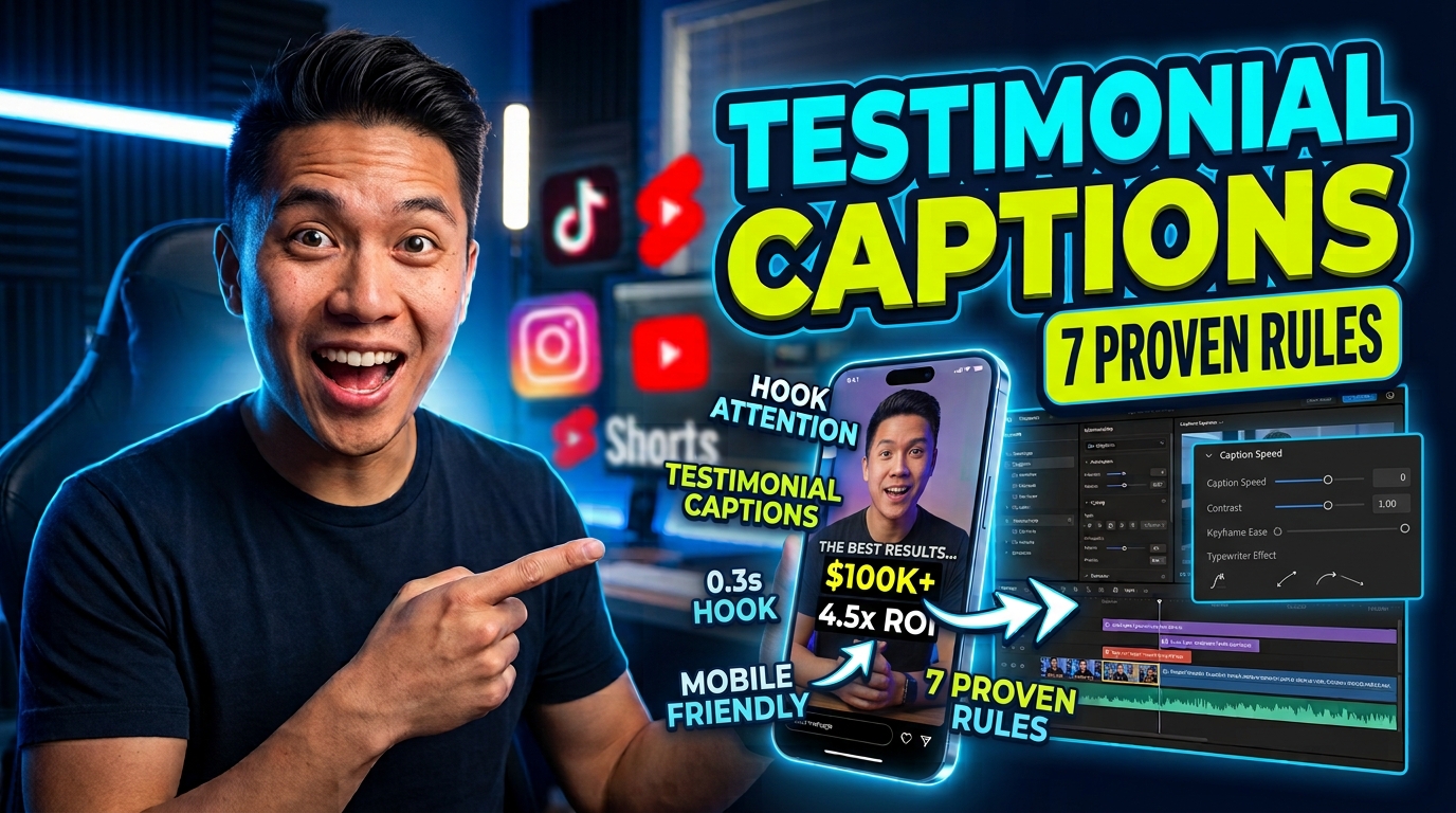 Testimonial Captions: 7 Proven Styling Rules for Ads