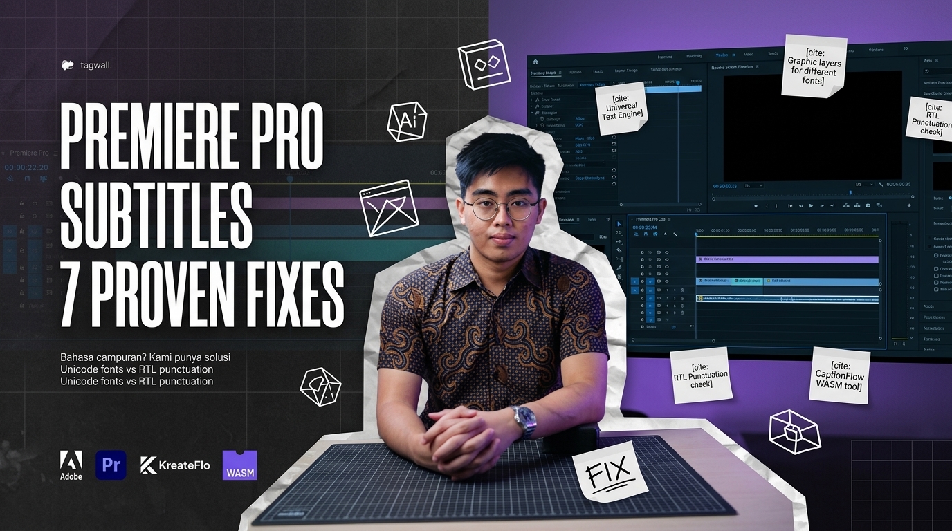 Premiere Pro Subtitles: 7 Proven Fixes for Mixed Text