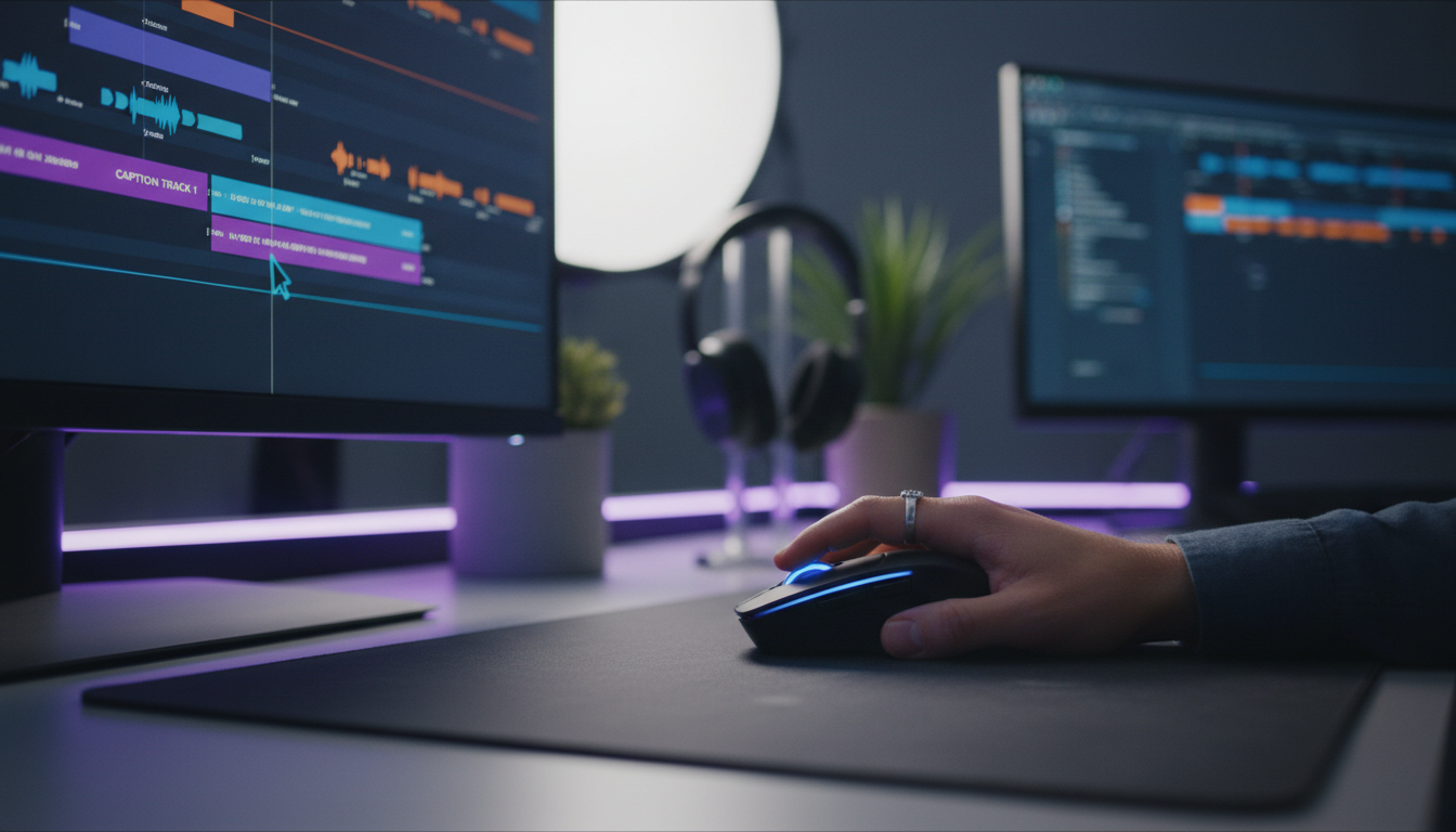 How to Render Right-to-Left and Non-Latin Captions in Premiere track header setup