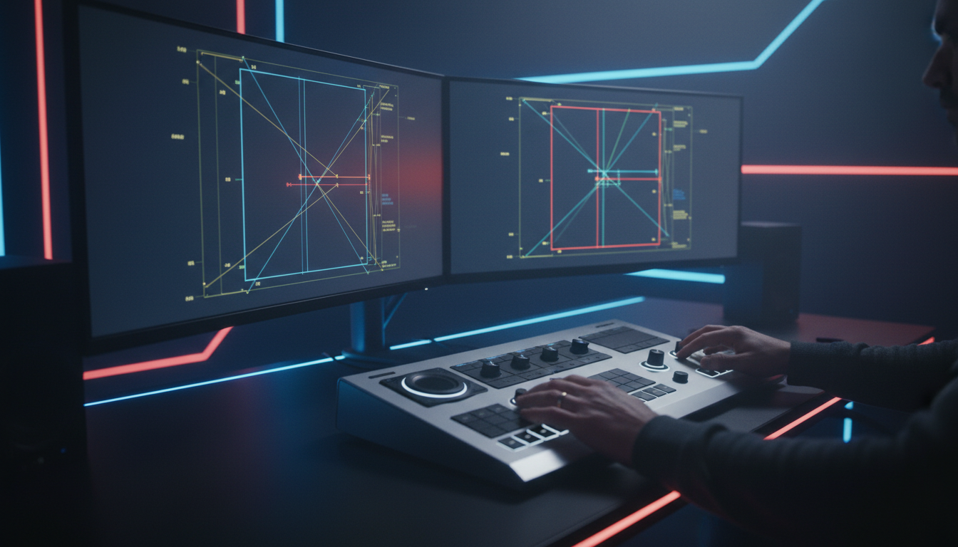 Premiere Pro Effect Controls panel showing Auto Reframe motion settings