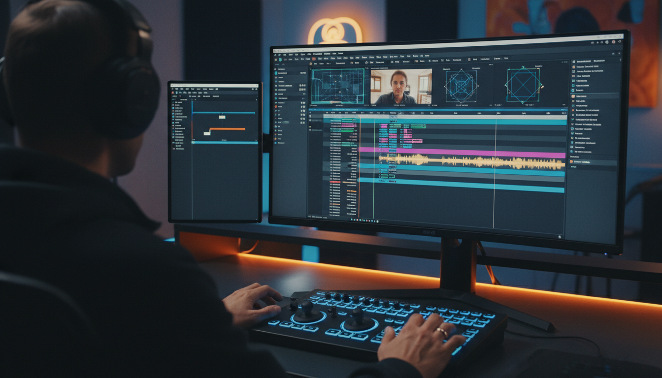 KreateFlo Premiere Pro extension window displaying AI Multi-Cam vertical clip tools
