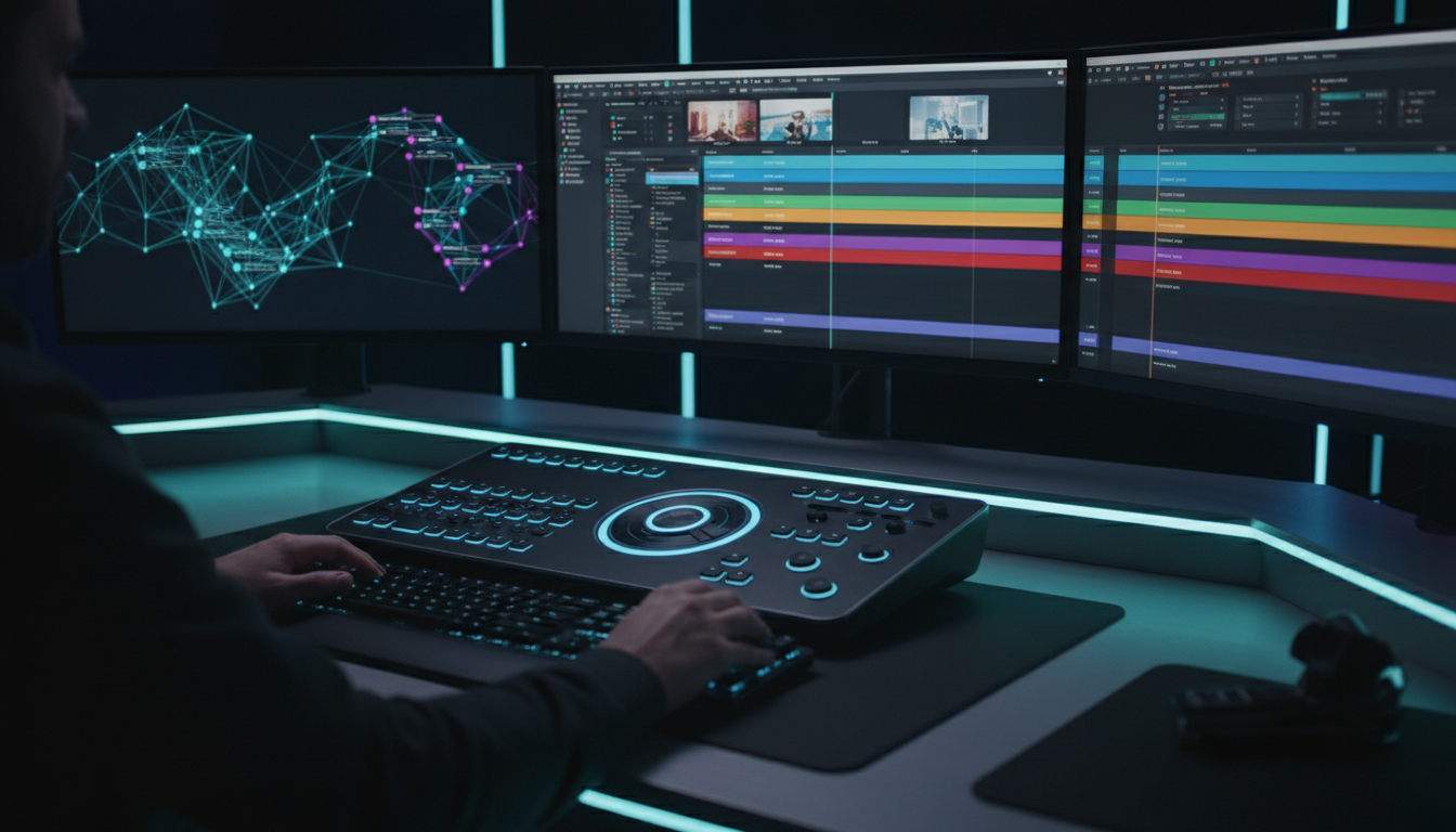 KreateFlo CaptionFlow extension panel inside Adobe Premiere Pro