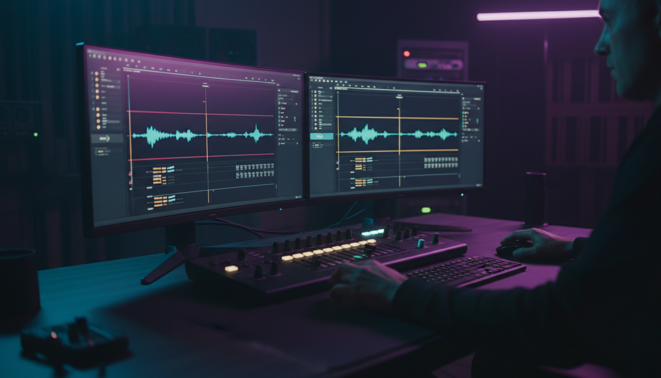 KreateFlo extension panel showing animated caption presets inside Premiere Pro