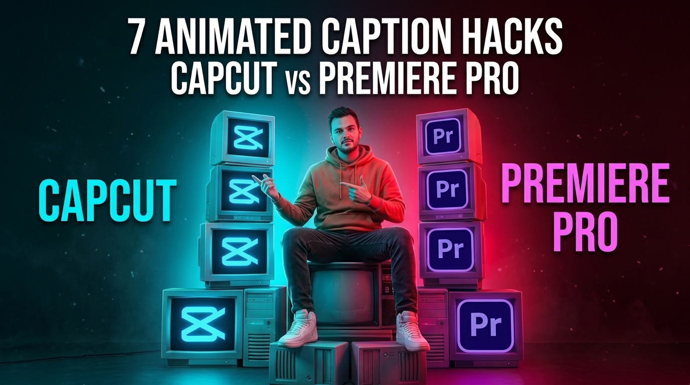CapCut vs Premiere Pro: 7 Best Animated Caption Hacks