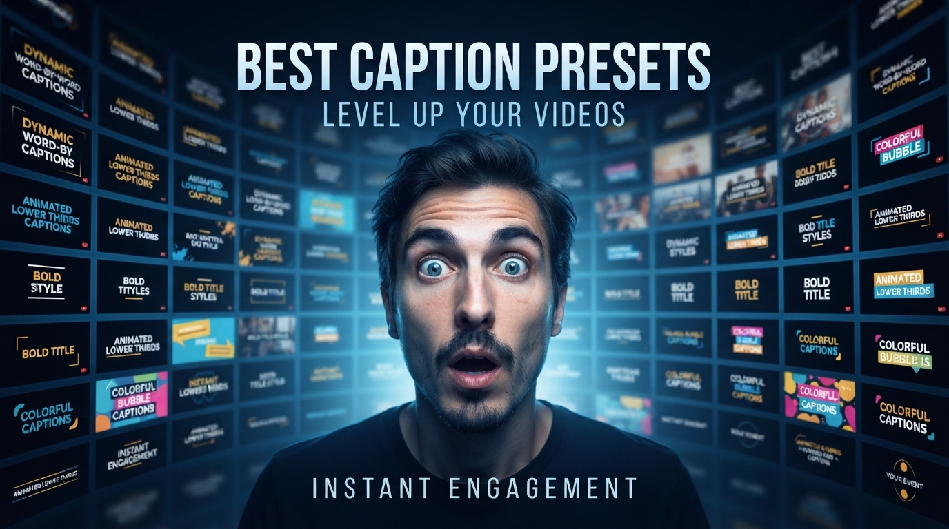 Animated Caption Presets Premiere Pro: Best 2026 Guide