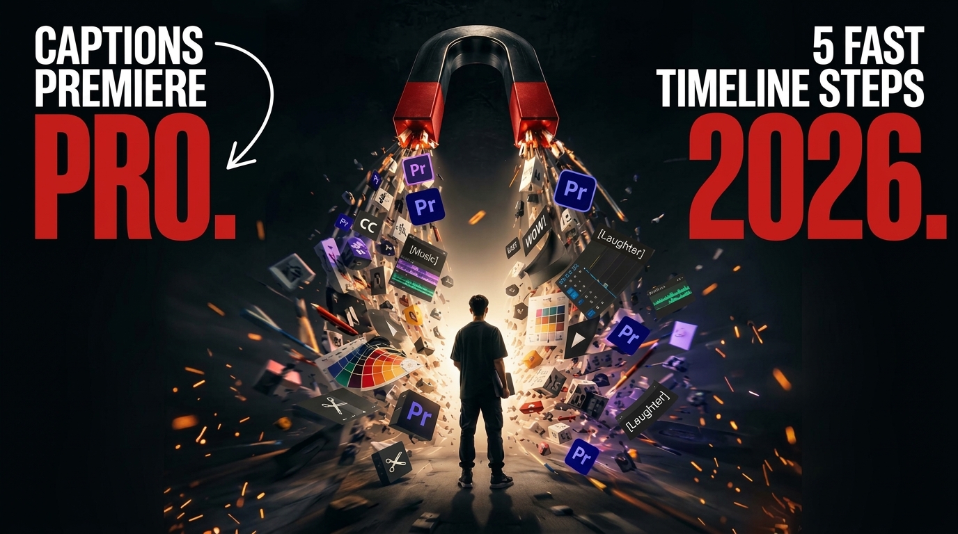 Edit Captions Premiere Pro: 5 Fast Timeline Steps (2026)