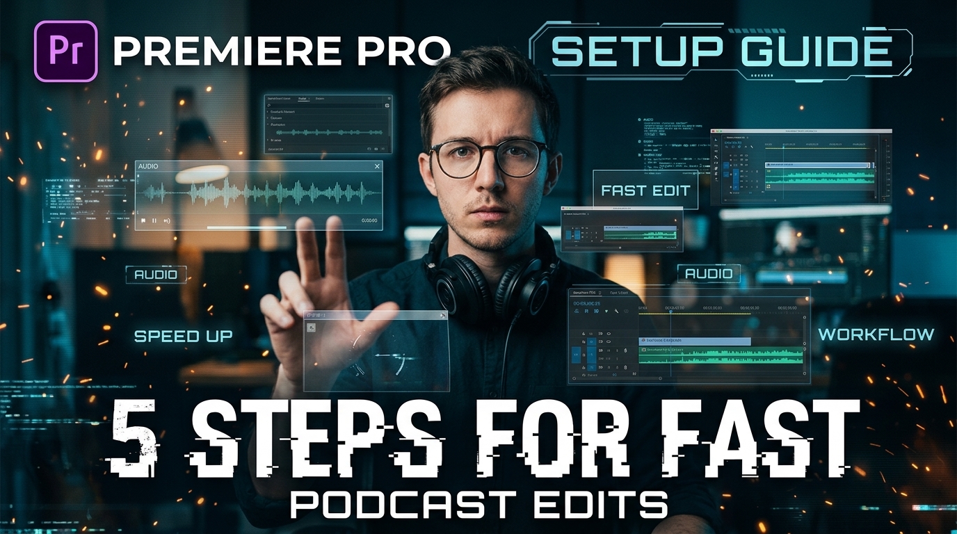 Premiere Pro Setup Guide: 5 Steps for Fast Podcast Edits