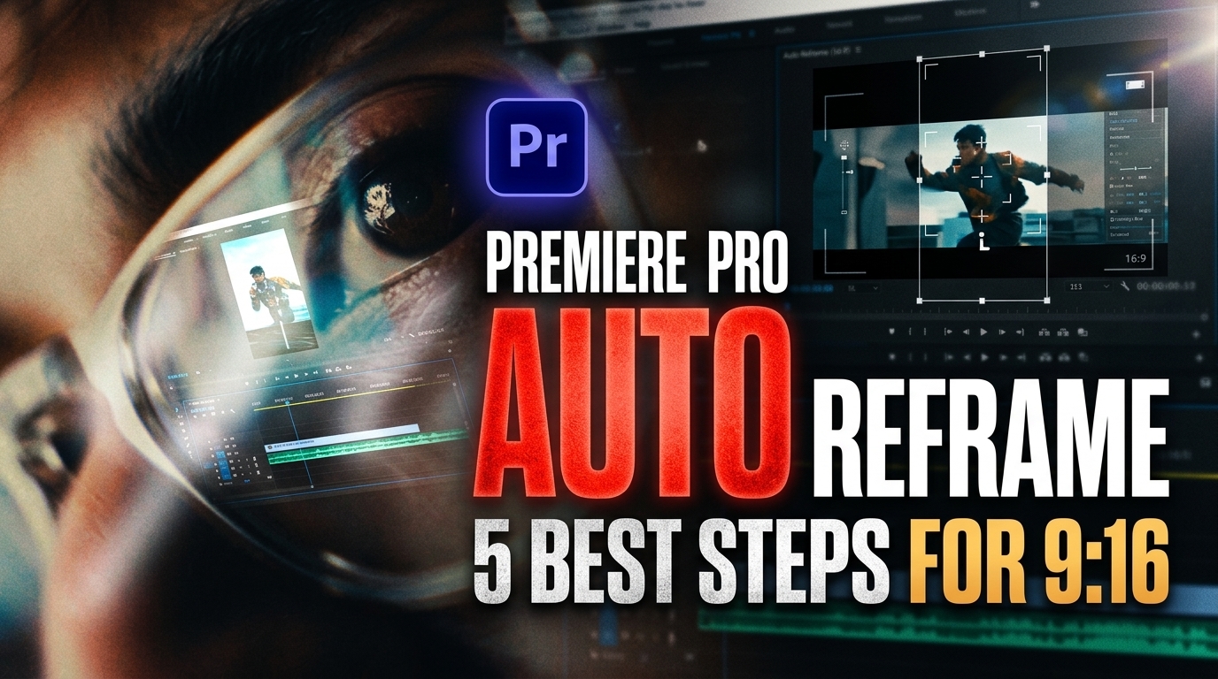 Auto Reframe Premiere Pro: 5 Best Steps for 9:16 Video