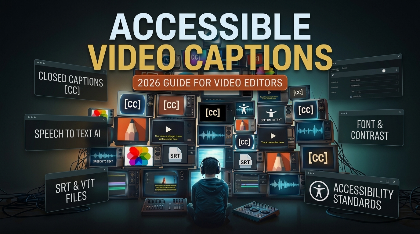 Accessible Video Captions: 2026 Guide for Video Editors