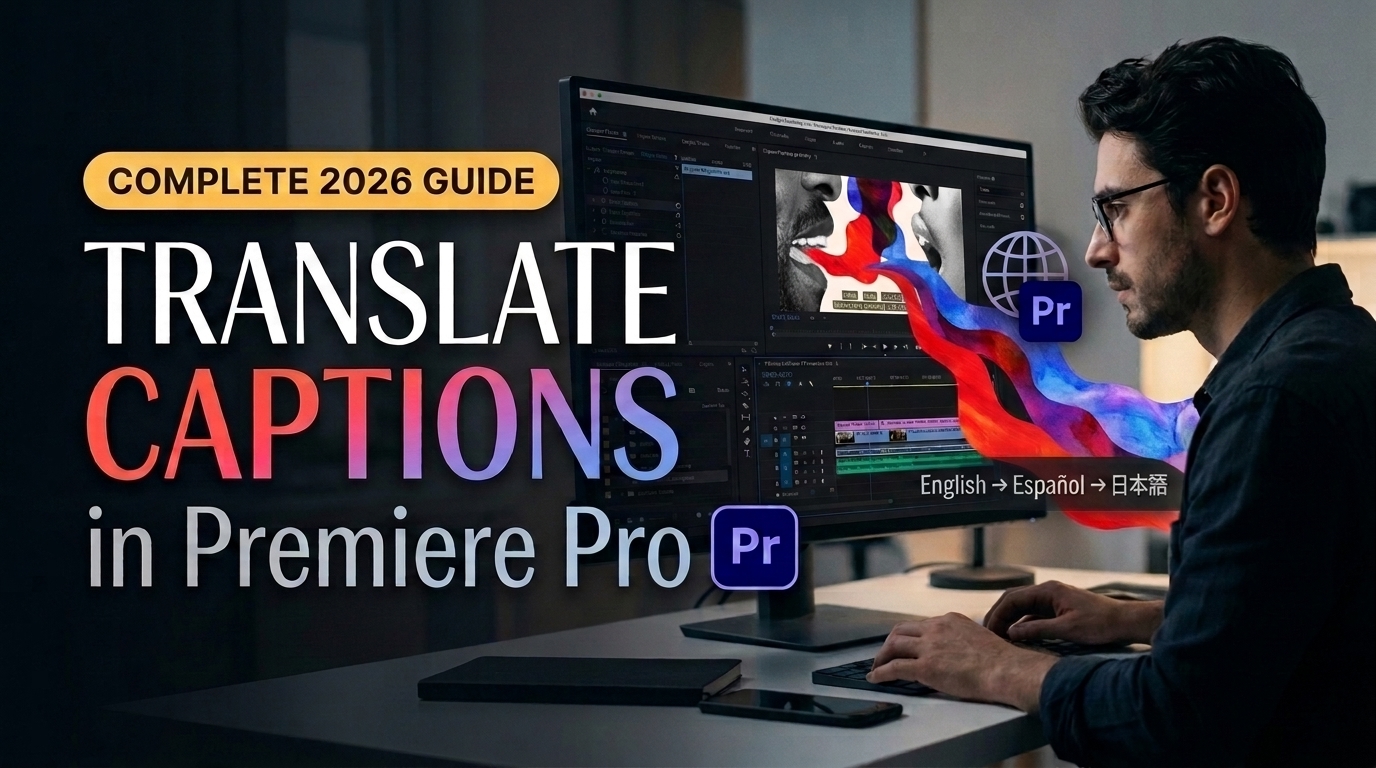 Translate Captions in Premiere Pro: Complete 2026 Guide