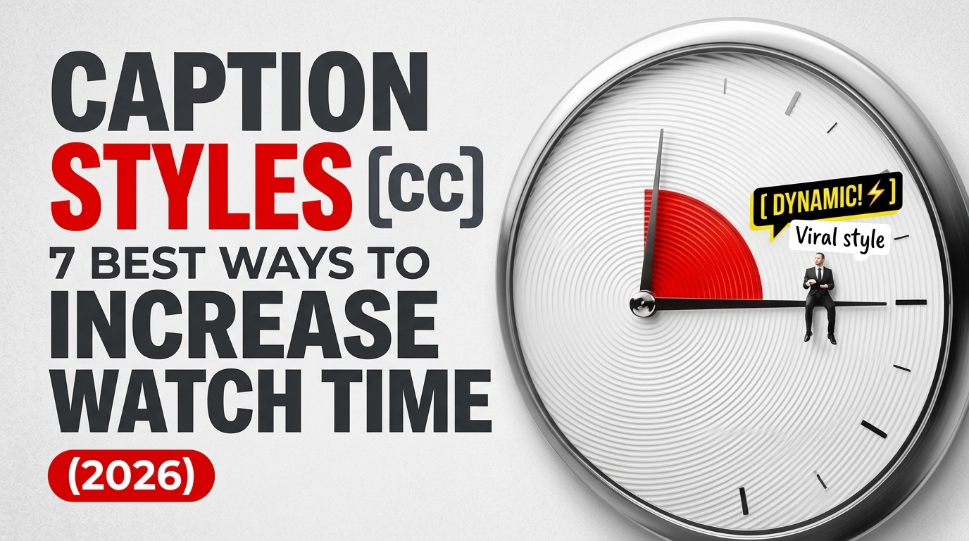 Caption Styles: 7 Best Ways to Increase Watch Time (2026)