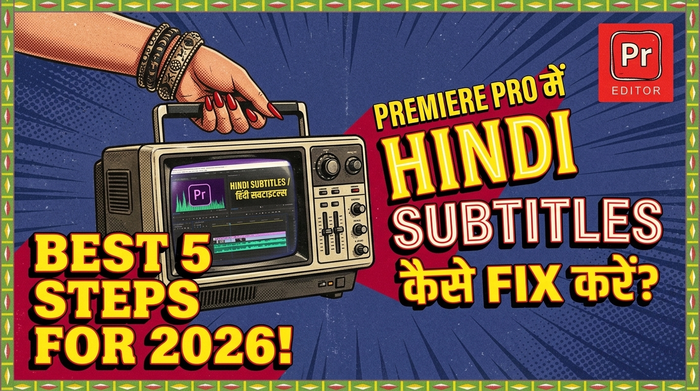 Fix Hindi Subtitles Premiere Pro: Best 5 Steps for 2026