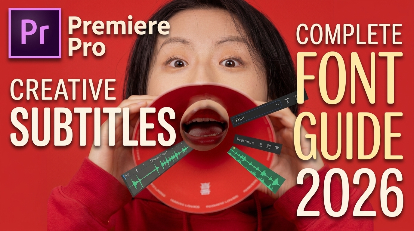 Japanese Captions Premiere Pro: Complete 2026 Font Guide