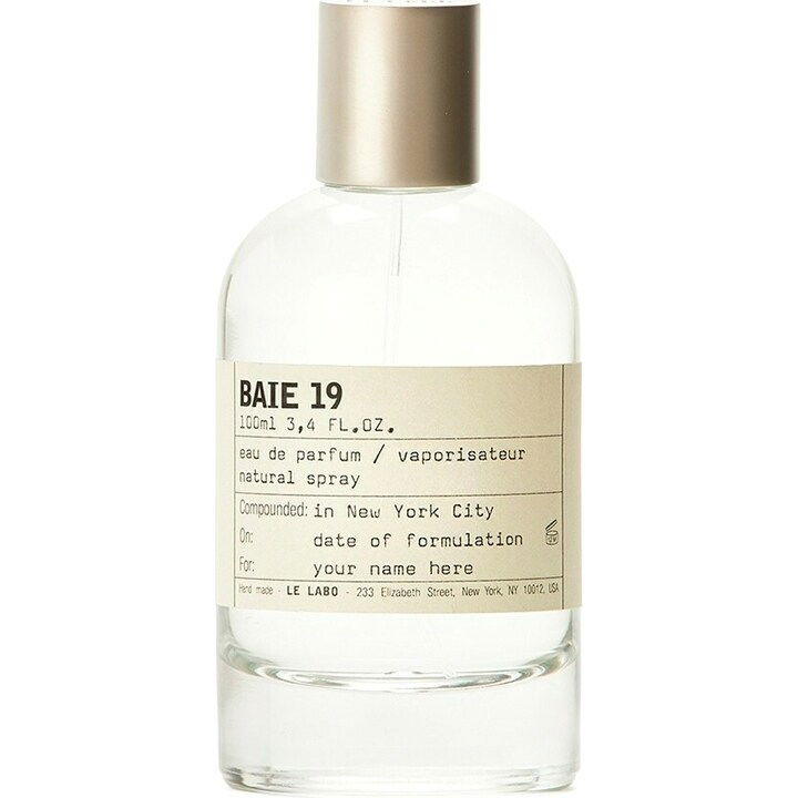 Le Labo Baie 19 EAU DE PARFUM Perfume Bottle