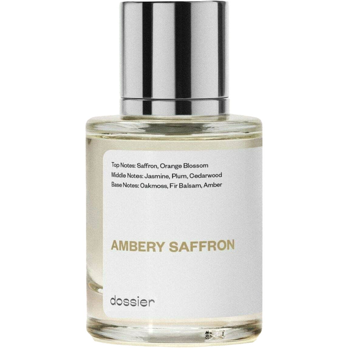 Dossier Ambery Saffron Perfume Bottle