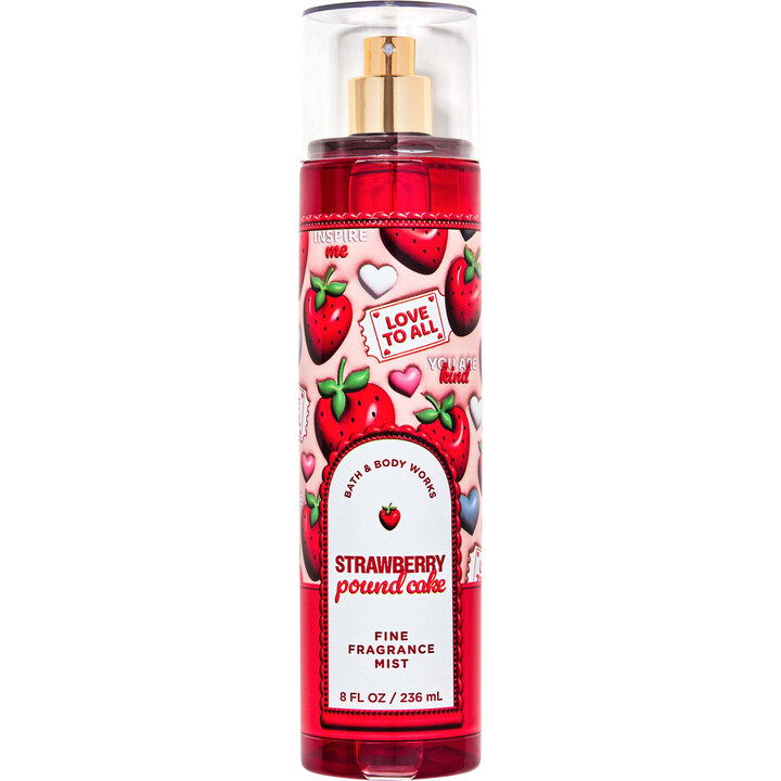Bath & Body Works Strawberry Pound Cake Perfume Bottle