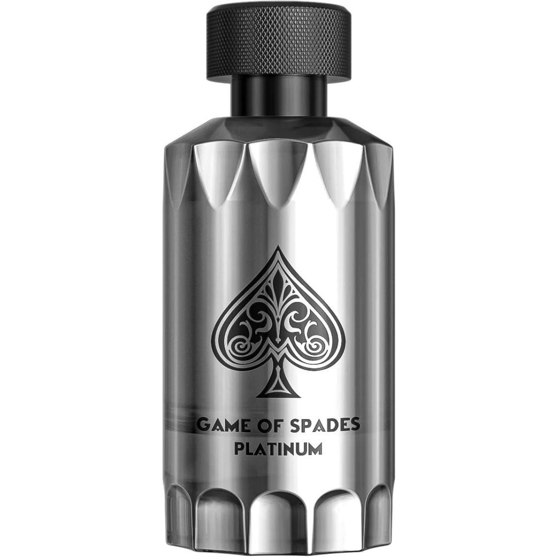 Jo Milano Game of Spades Platinum Perfume Bottle