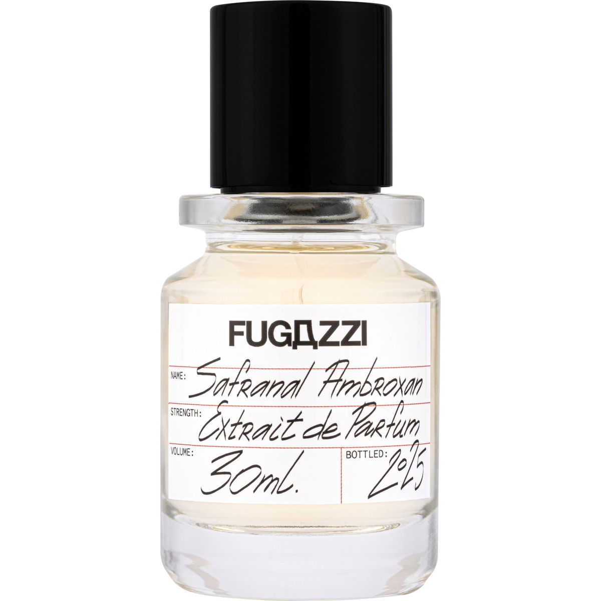 Fugazzi Safranal Ambroxan Perfume Bottle