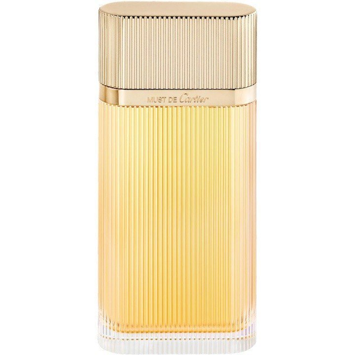 Cartier Must de Cartier Gold Perfume Bottle