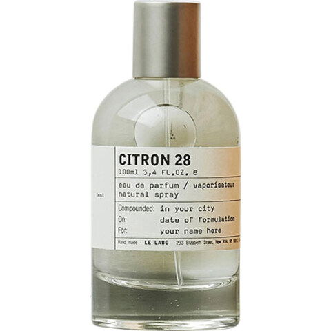 Le Labo Citron 28 Perfume Bottle