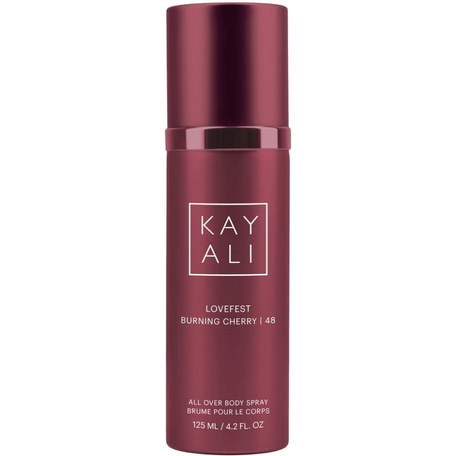 Kayali Lovefest Burning Cherry | 48 ALL OVER BODY SPRAY Perfume Bottle