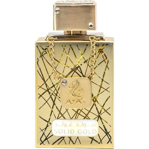 Ayat Solid Gold Perfume Bottle