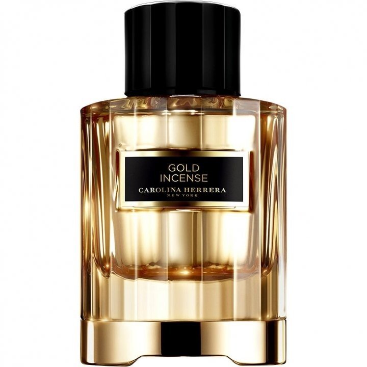 Carolina Herrera Gold Incense Perfume Bottle
