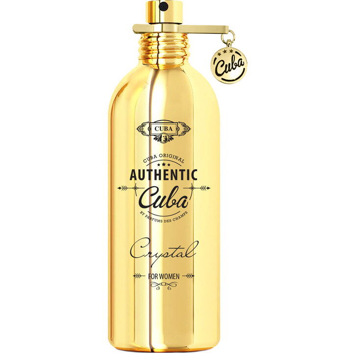 Cuba Cuba Authentic - Crystal Perfume Bottle