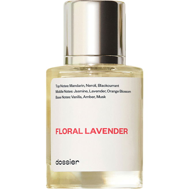 Dossier Floral Lavender Perfume Bottle