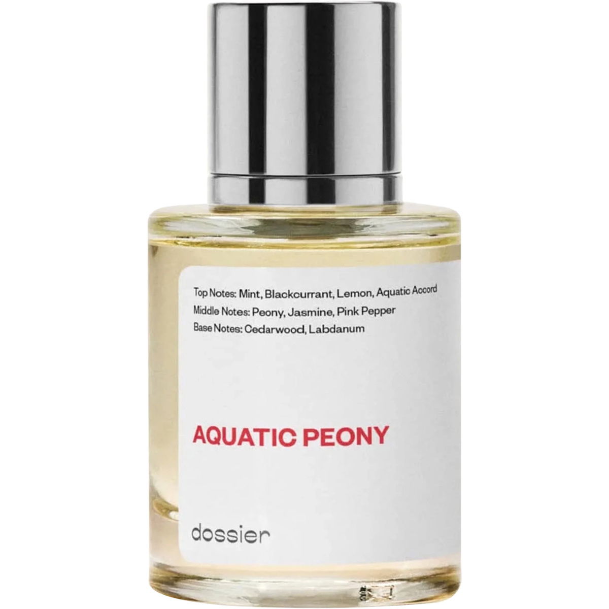 Dossier Aquatic Peony Perfume Bottle