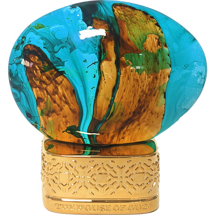 The House of Oud Turquoise Perfume Bottle