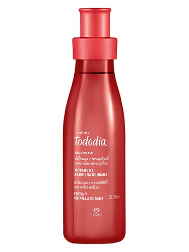 Natura Morango e Baunilha Dourada