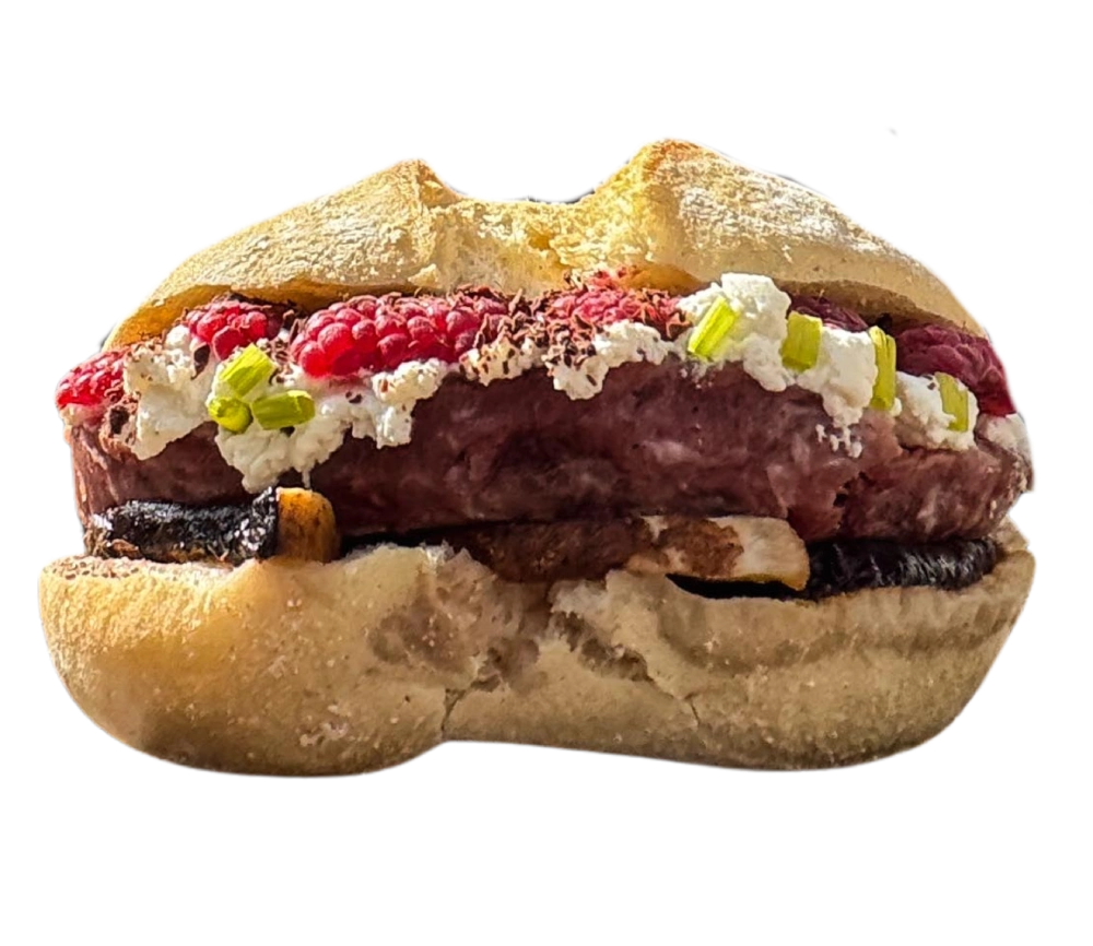 Wild Burger con tartare di cervo – HERO